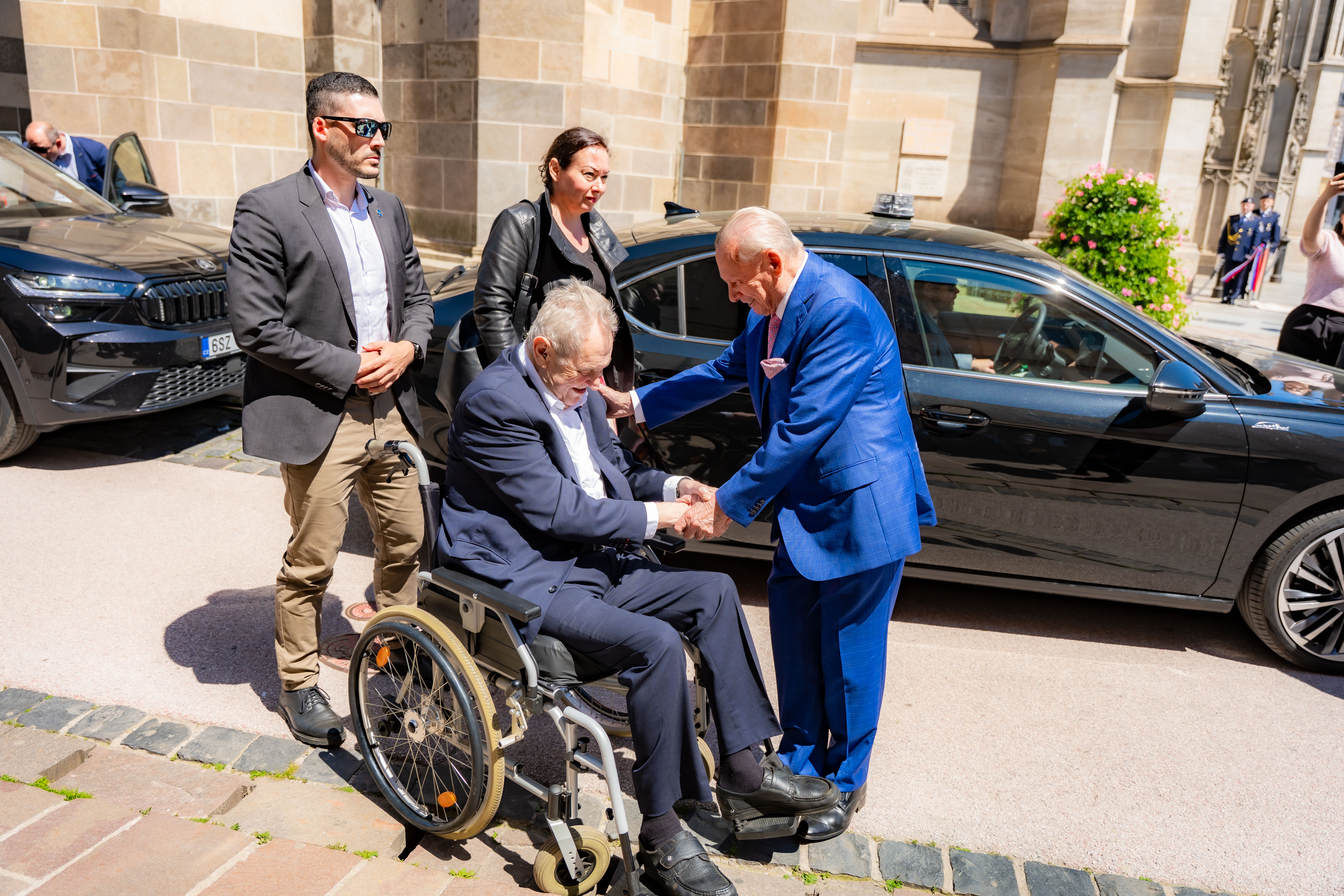 Prezident ZEMAN V Kosiciach so Schusterom -1-9